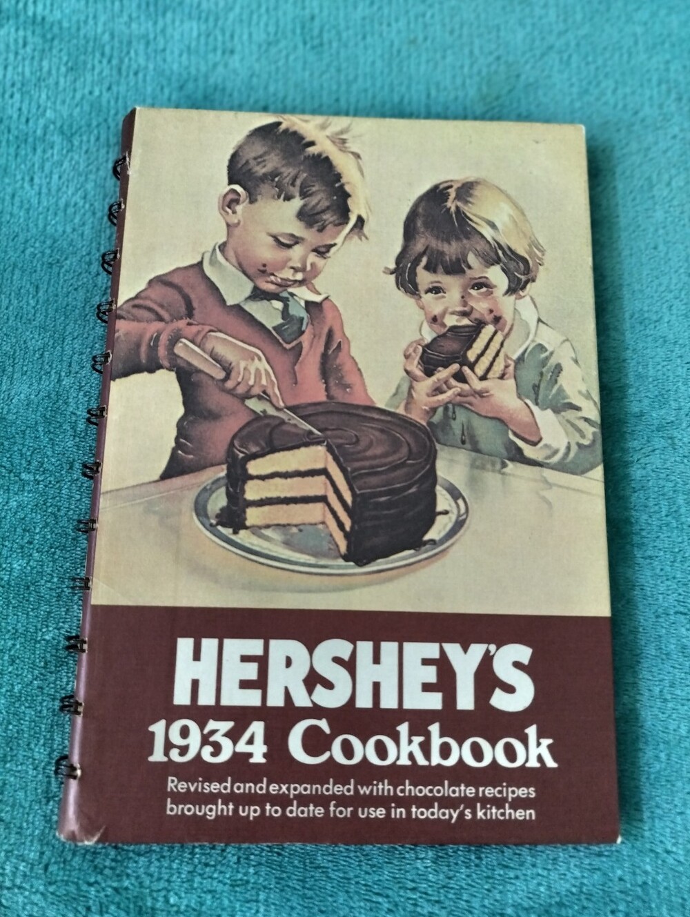 Vintage 1971 Hershey’s 1934 Cookbook - Revised & Expanded Edition - Spiral Bound